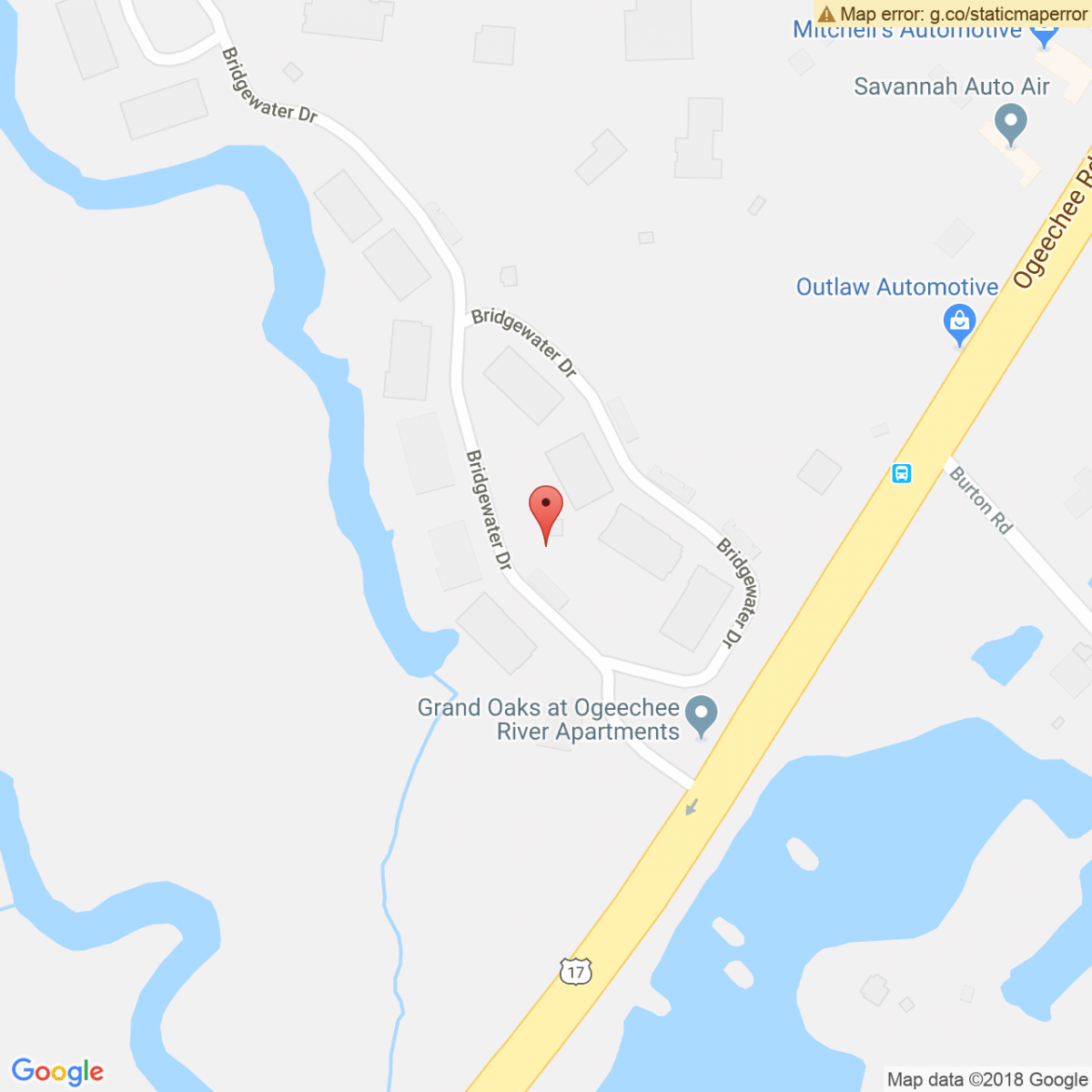 Grand Oaks location pinned on Apple Maps